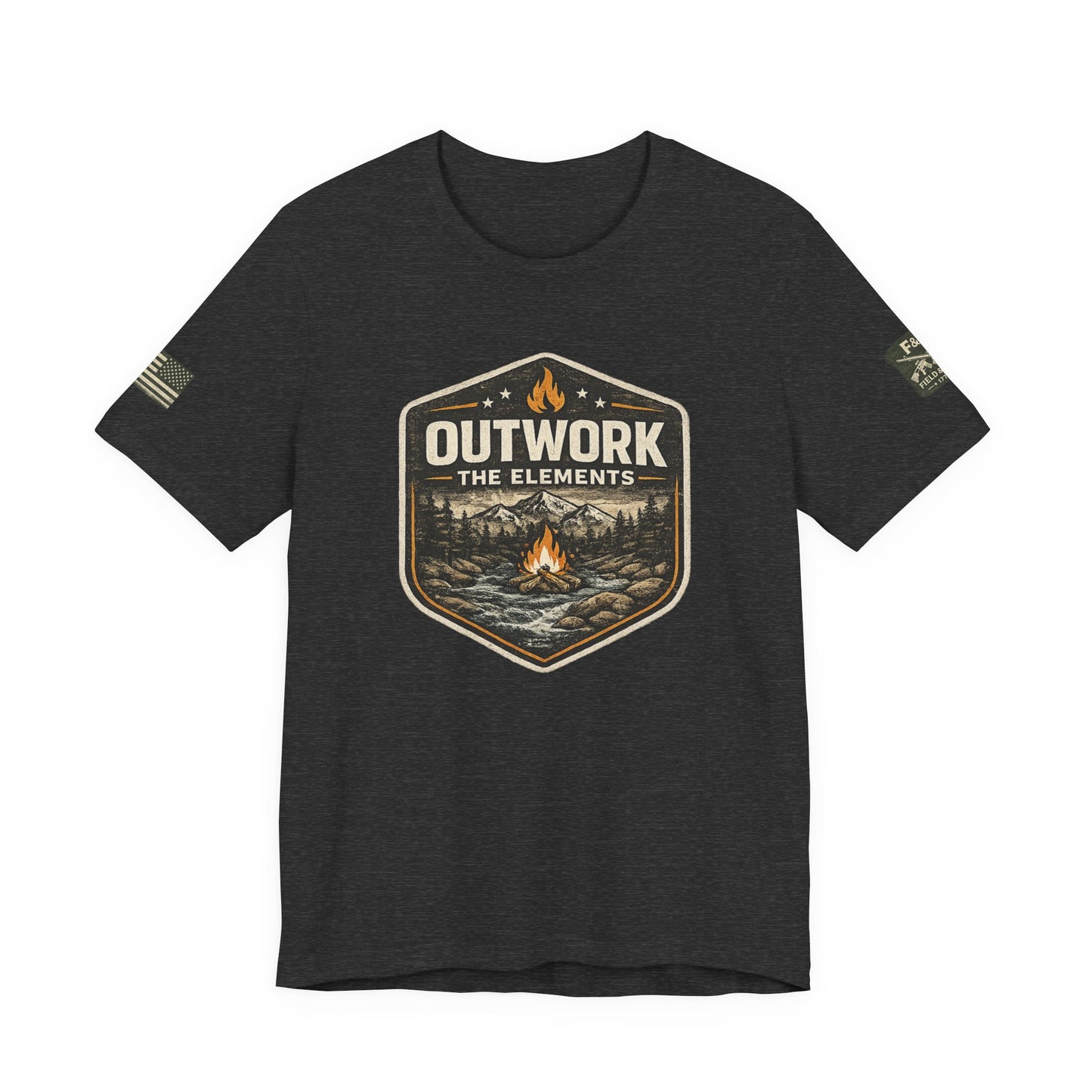 Outwork The Elements Unisex Jersey Short Sleeve Tee