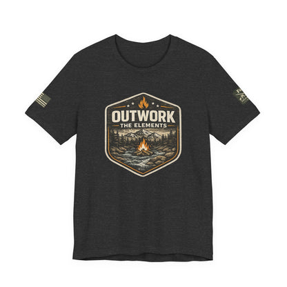 Outwork The Elements Unisex Jersey Short Sleeve Tee