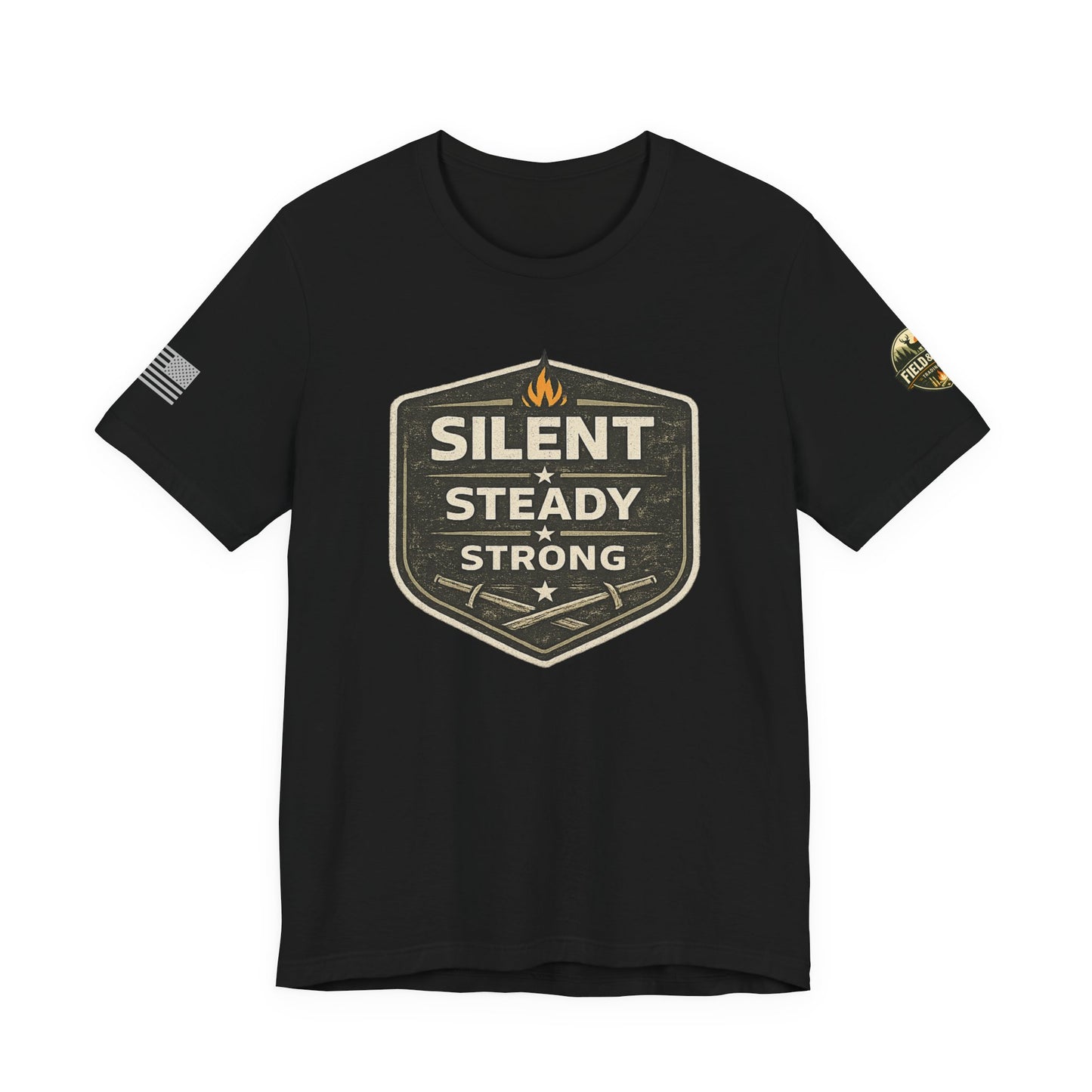 Silent Steady Strong Unisex Jersey Short Sleeve Tee
