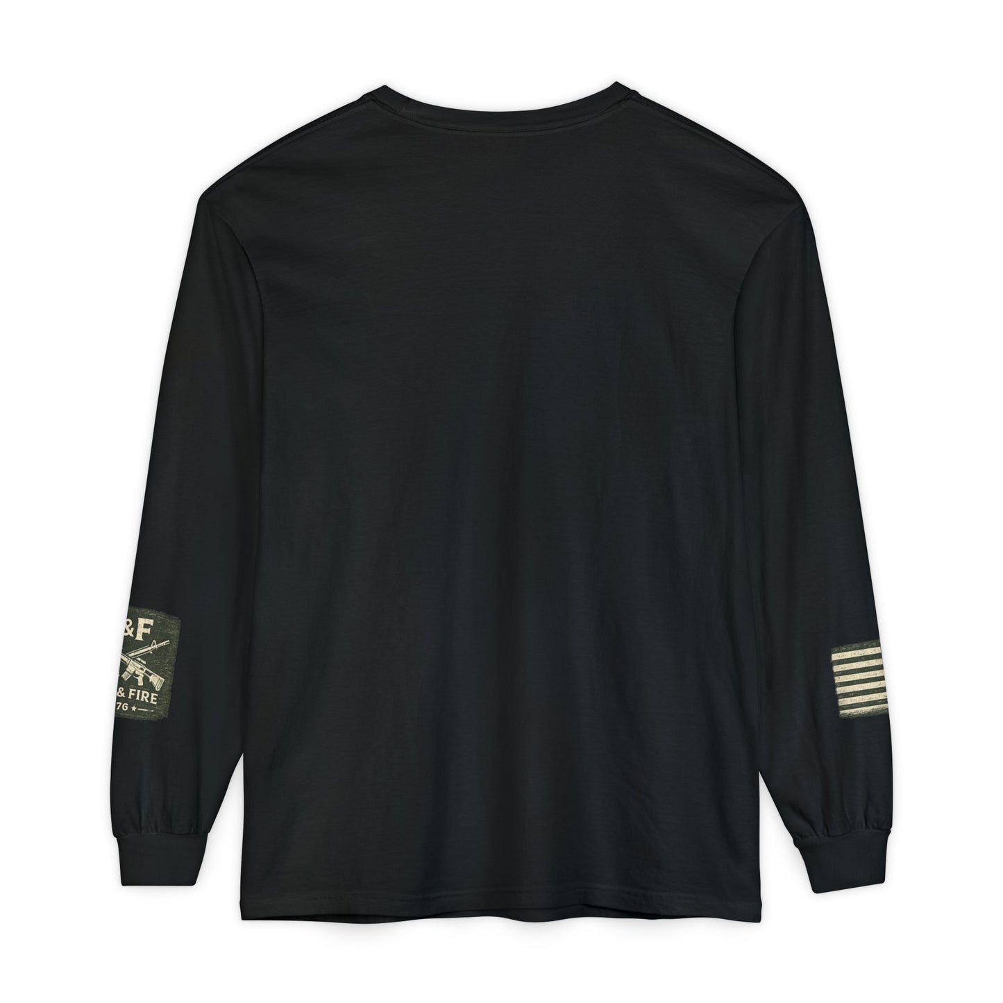 Tested By Fire Unisex Garment-dyed Long Sleeve T-Shirt