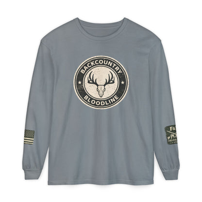 Backcountry Bloodline Unisex Garment-dyed Long Sleeve T-Shirt