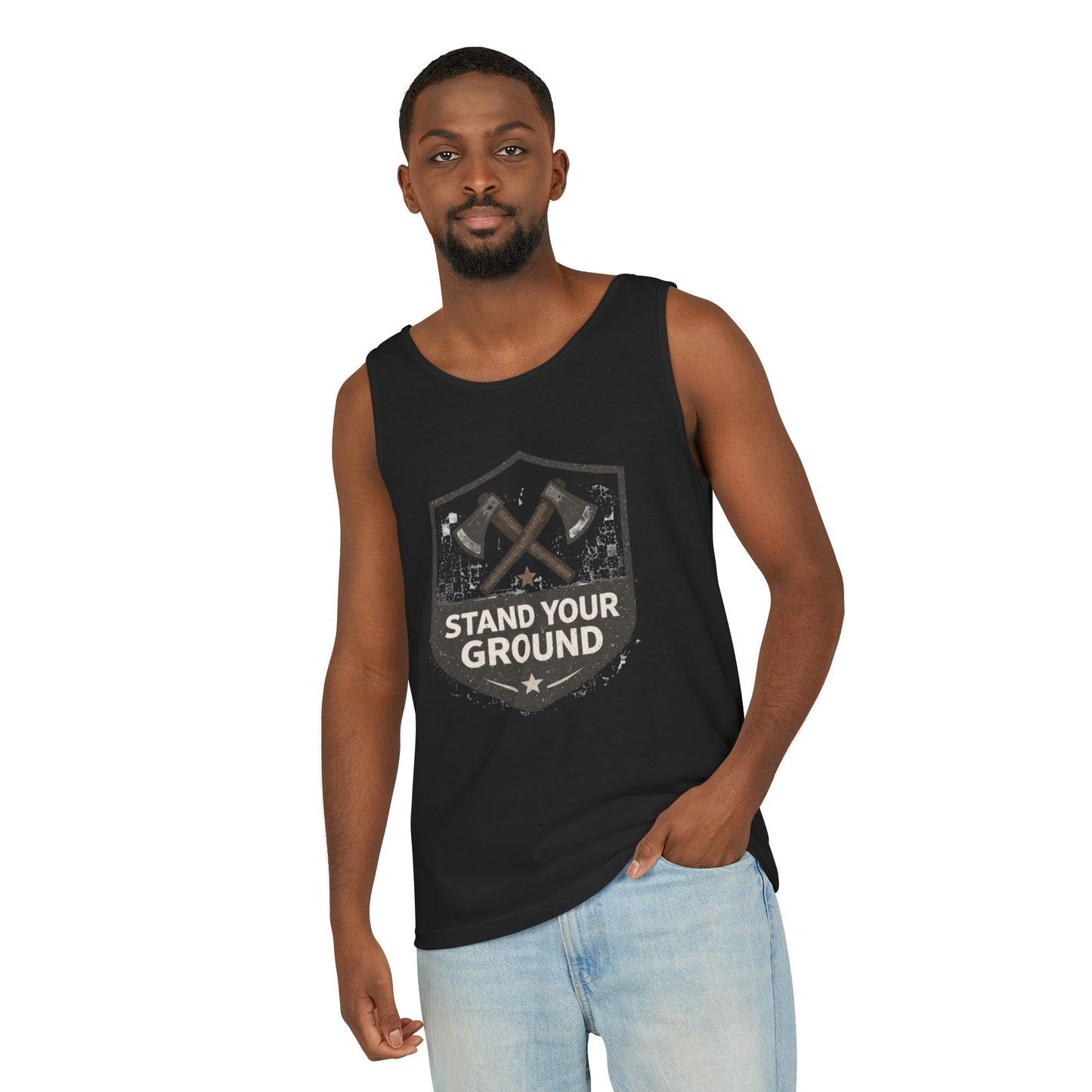 Stand Your Ground Unisex Garment-Dyed Tank Top