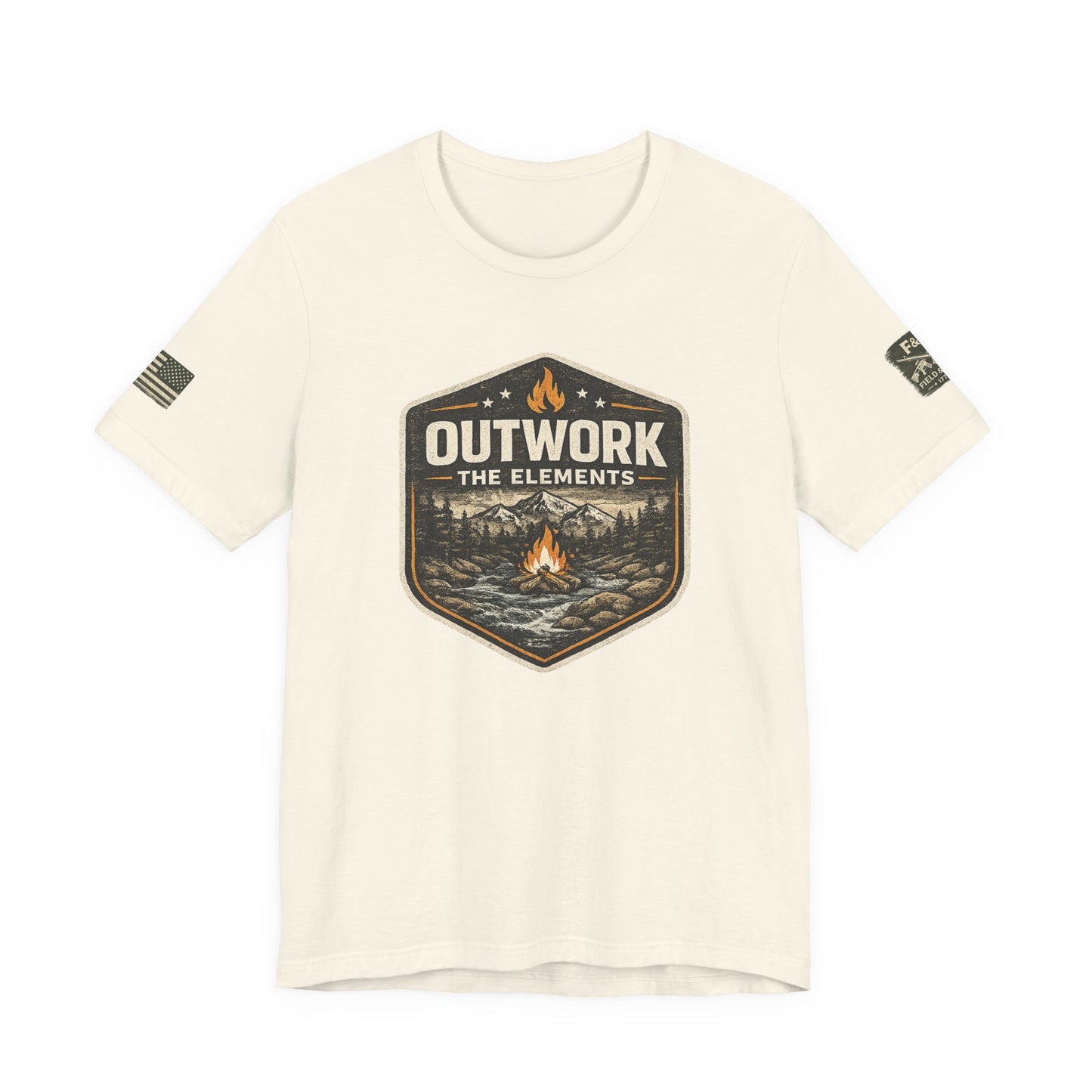 Outwork The Elements Unisex Jersey Short Sleeve Tee