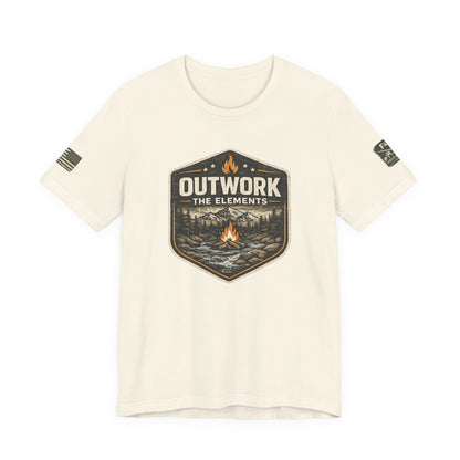 Outwork The Elements Unisex Jersey Short Sleeve Tee