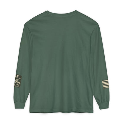 Outlast The Storm Unisex Garment-dyed Long Sleeve T-Shirt
