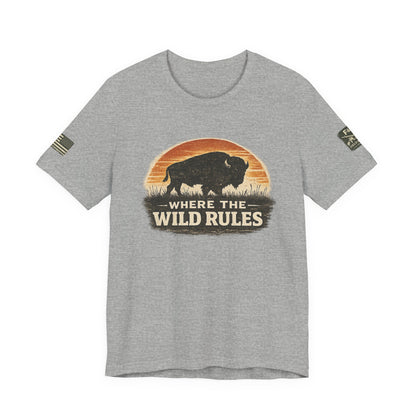 Where The Wild Rules Unisex Jersey Short Sleeve Tee