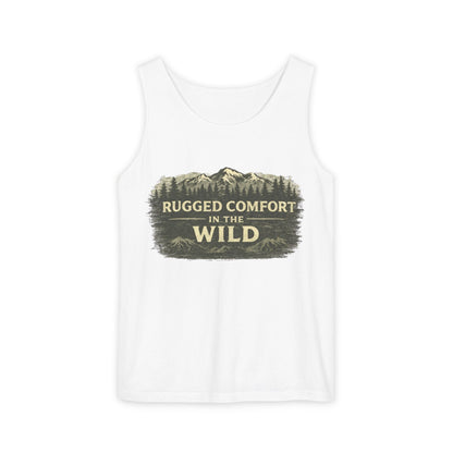 Rugged Comfort In The Wild Unisex Garment-Dyed Tank Top