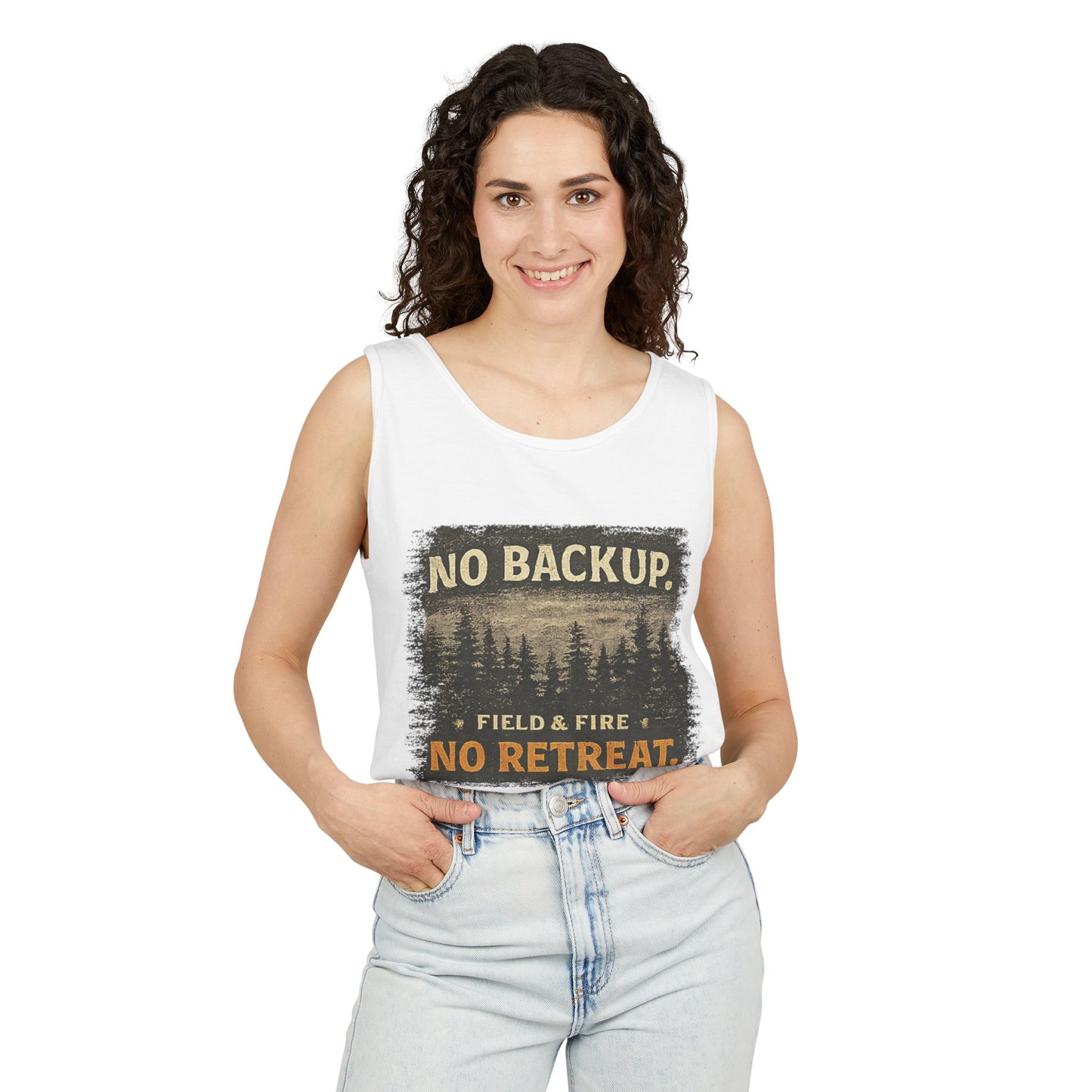No Backup Unisex Garment-Dyed Tank Top