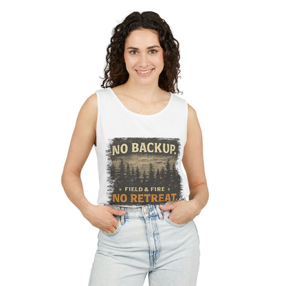No Backup Unisex Garment-Dyed Tank Top