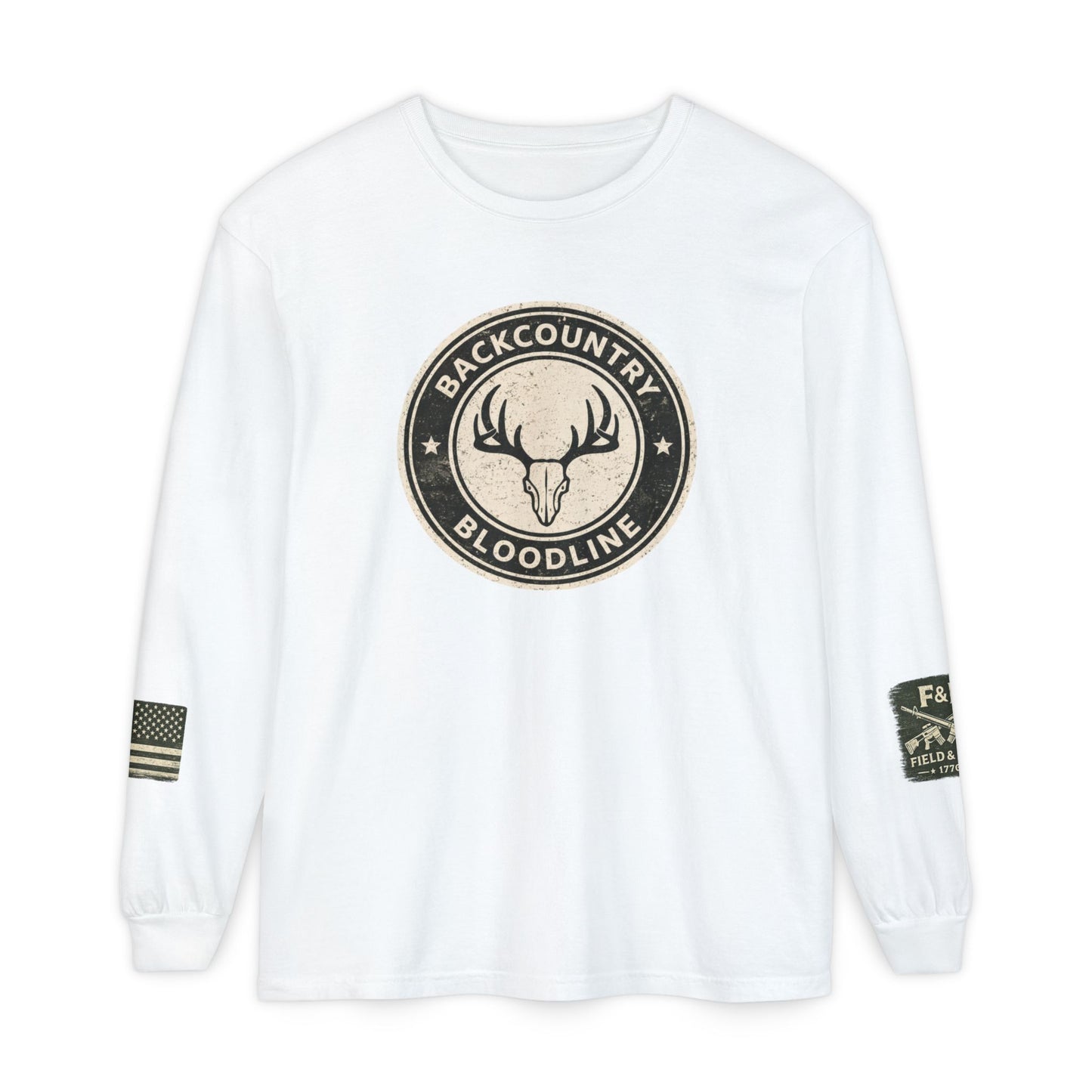 Backcountry Bloodline Unisex Garment-dyed Long Sleeve T-Shirt