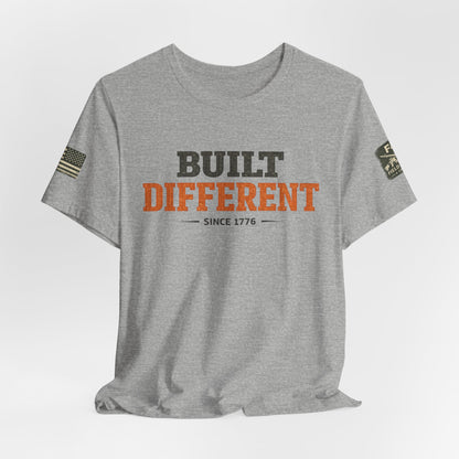 Built Different Unisex Jersey Short Sleeve Tee