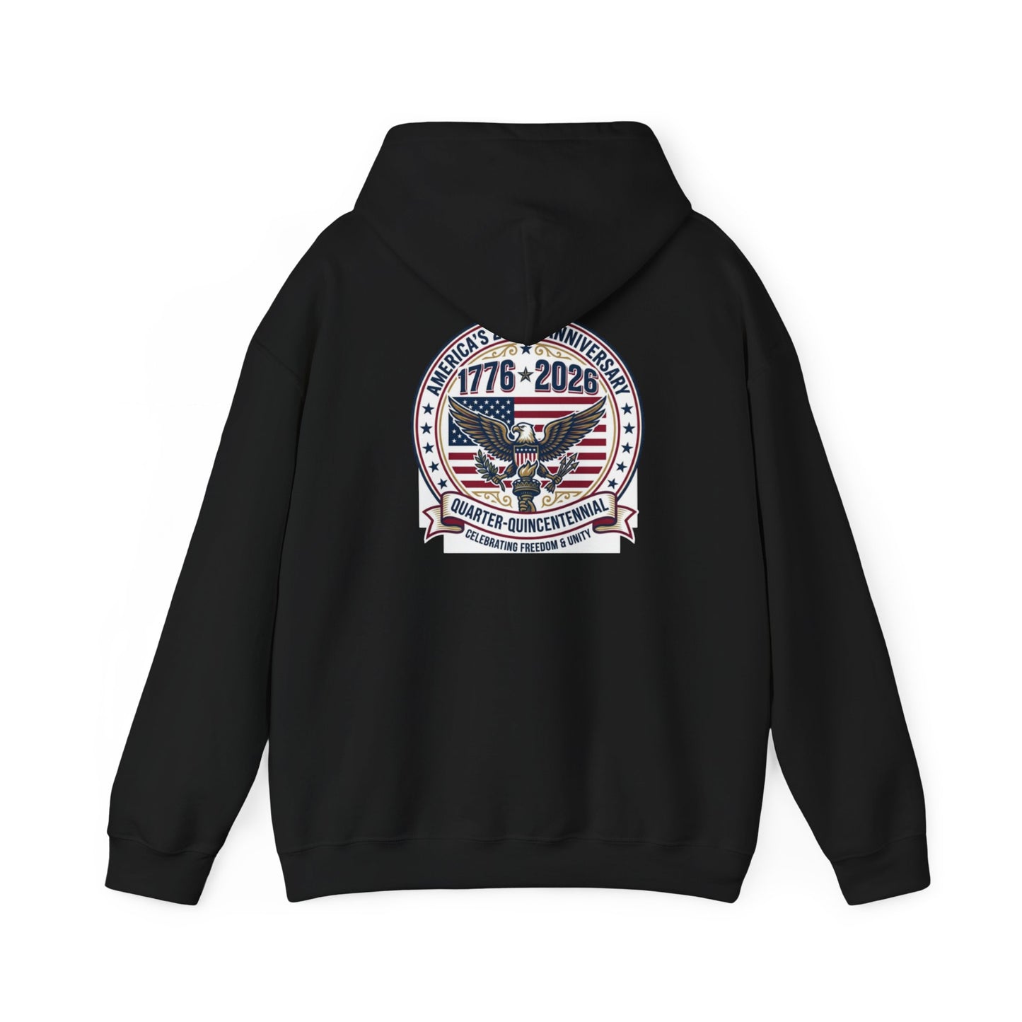Happy 250th MERICA! Unisex Heavy Blend™ Hooded Sweatshirt