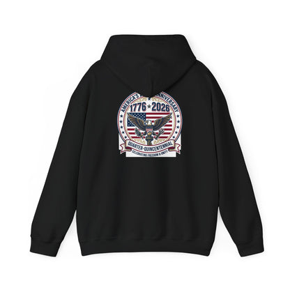 Happy 250th MERICA! Unisex Heavy Blend™ Hooded Sweatshirt