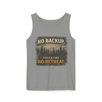 No Backup Unisex Garment-Dyed Tank Top