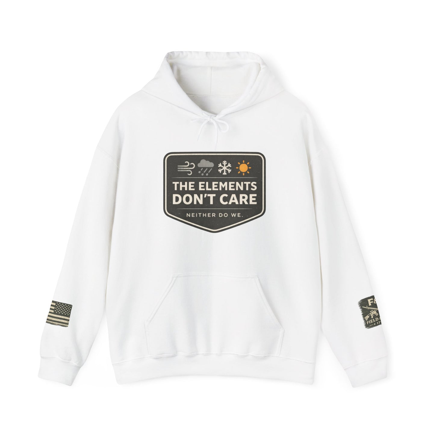 The Elements Don't Care Unisex Heavy Blend™ Hooded Sweatshirt
