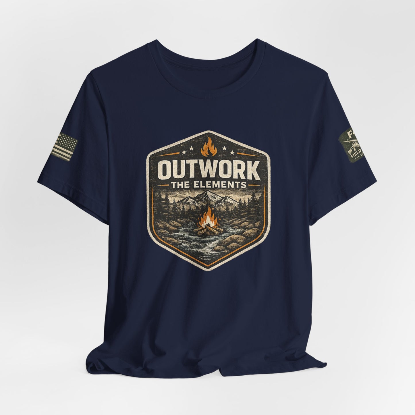 Outwork The Elements Unisex Jersey Short Sleeve Tee