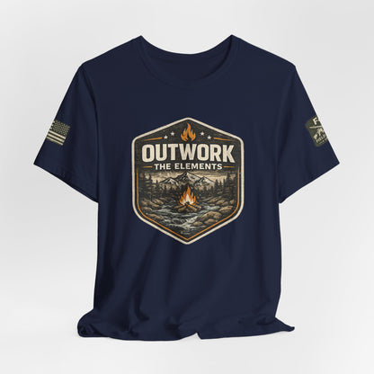 Outwork The Elements Unisex Jersey Short Sleeve Tee