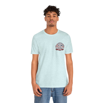FNF Medallion Unisex Jersey Short Sleeve Tee - Red & Blue Design