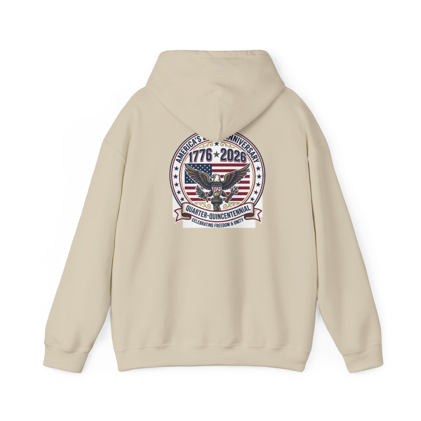 Happy 250th MERICA! Unisex Heavy Blend™ Hooded Sweatshirt