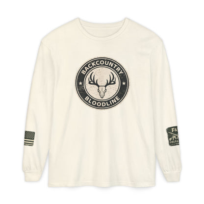 Backcountry Bloodline Unisex Garment-dyed Long Sleeve T-Shirt