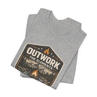 Outwork The Elements Unisex Jersey Short Sleeve Tee