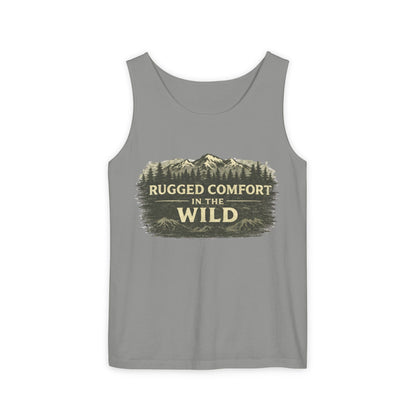 Rugged Comfort In The Wild Unisex Garment-Dyed Tank Top
