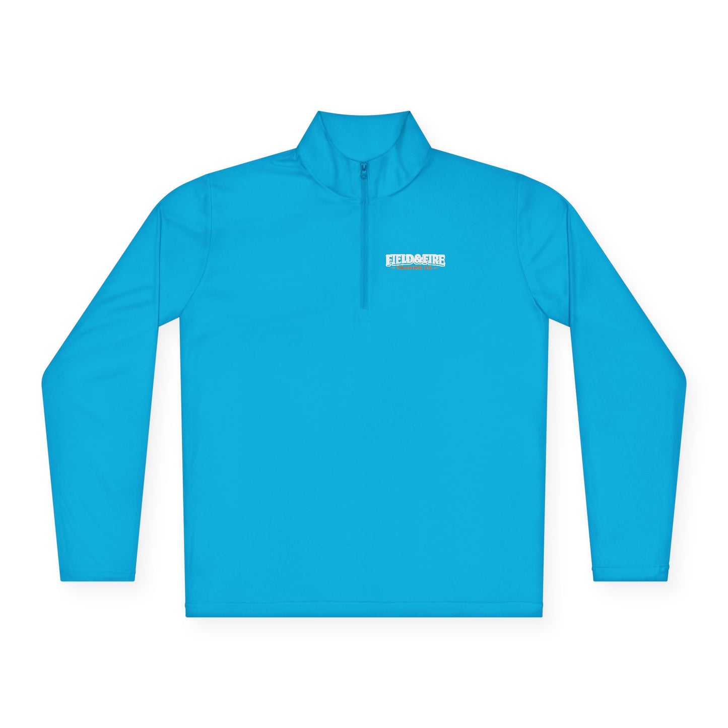 Field & Fire Trading Co Word Logo Unisex Quarter Zip Pullover