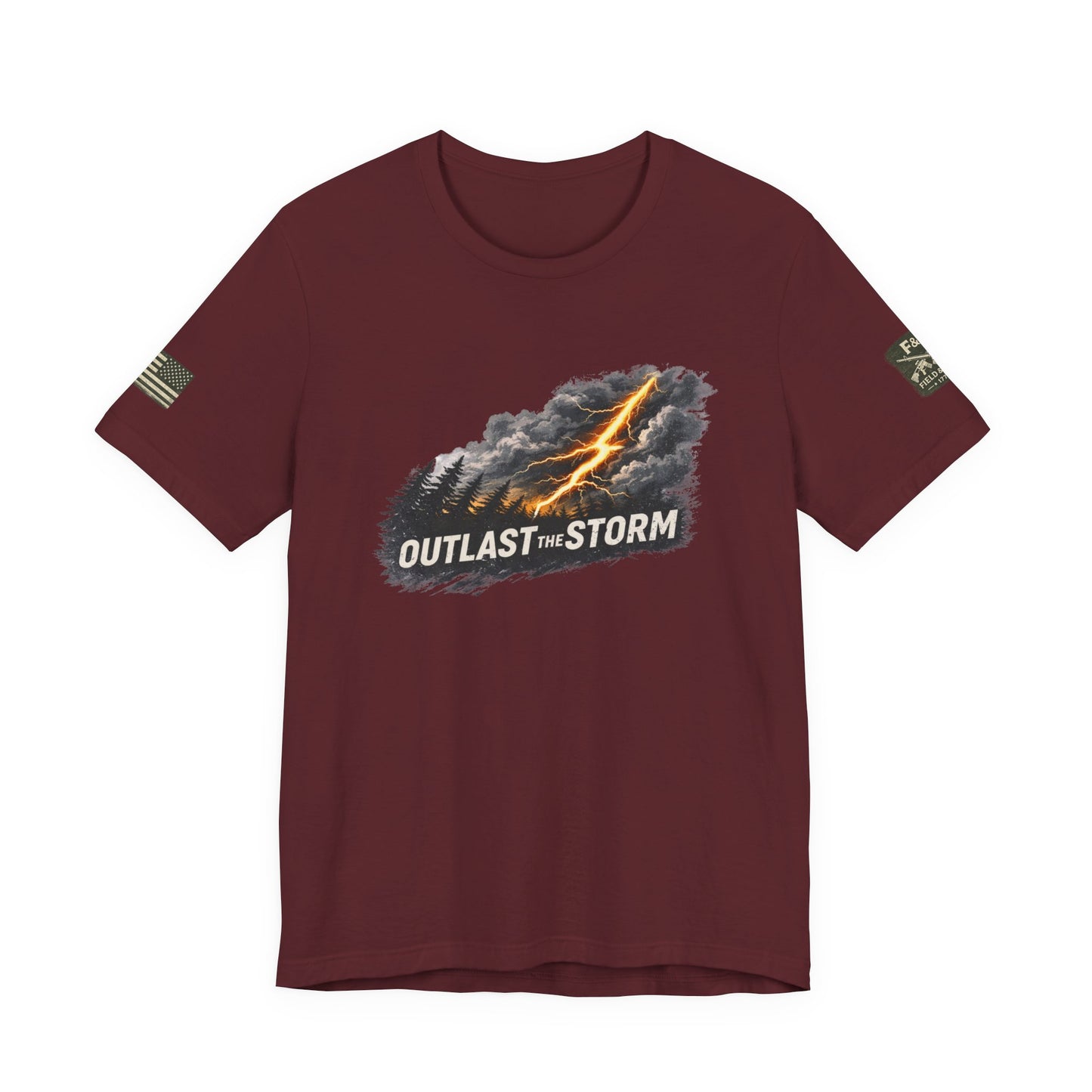Outlast The Storm Unisex Jersey Short Sleeve Tee