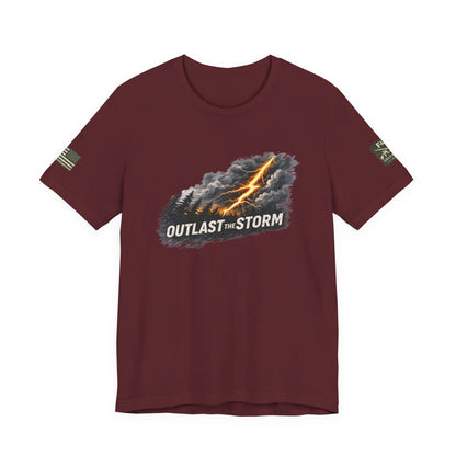 Outlast The Storm Unisex Jersey Short Sleeve Tee