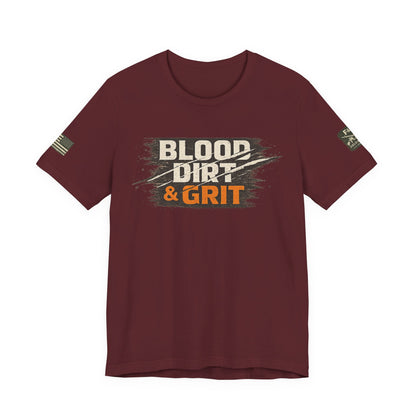 Blood Dirt Grit Unisex Jersey Short Sleeve Tee
