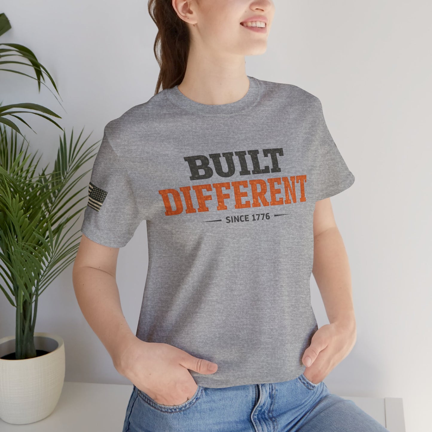 Built Different Unisex Jersey Short Sleeve Tee