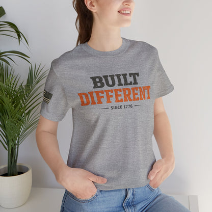 Built Different Unisex Jersey Short Sleeve Tee