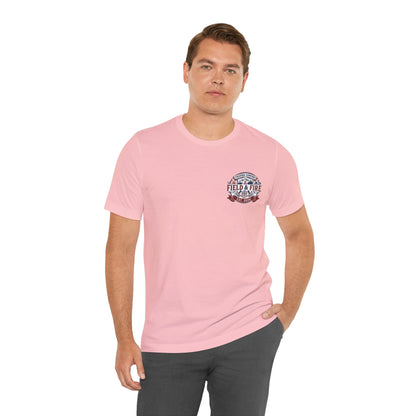 FNF Medallion Unisex Jersey Short Sleeve Tee - Red & Blue Design