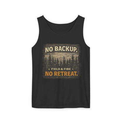 No Backup Unisex Garment-Dyed Tank Top