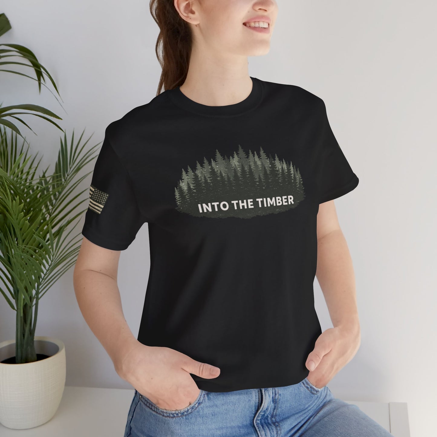 Into The Timber Unisex Jersey Short Sleeve Tee