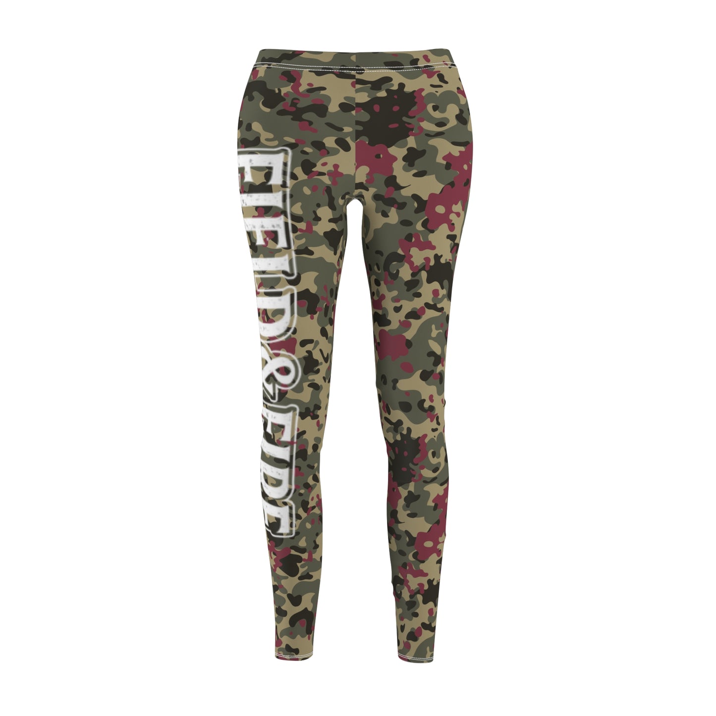 Crimson Brush Women's Cut & Sew Casual Leggings (AOP)