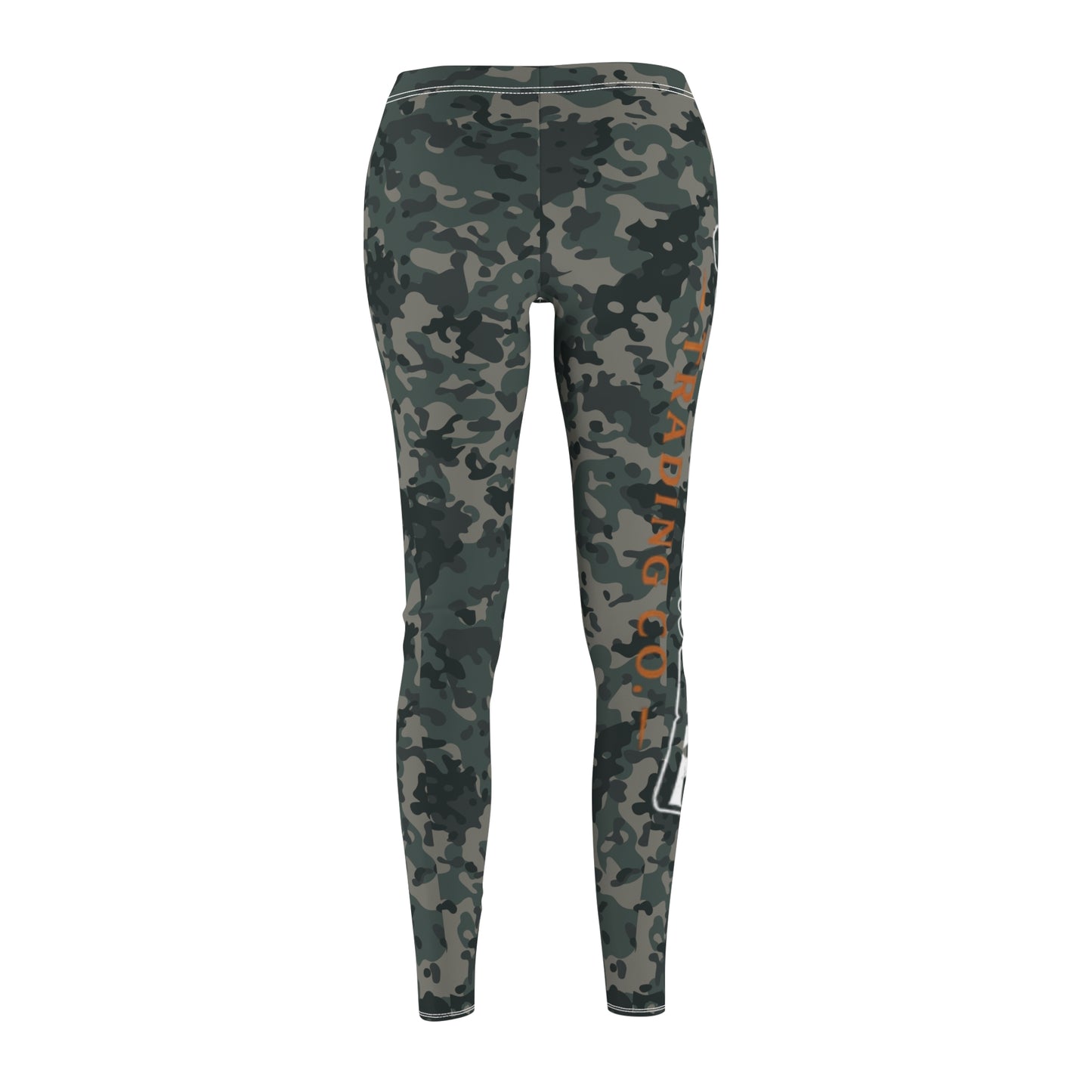 Deep Pine Shadow Women's Cut & Sew Casual Leggings (AOP)
