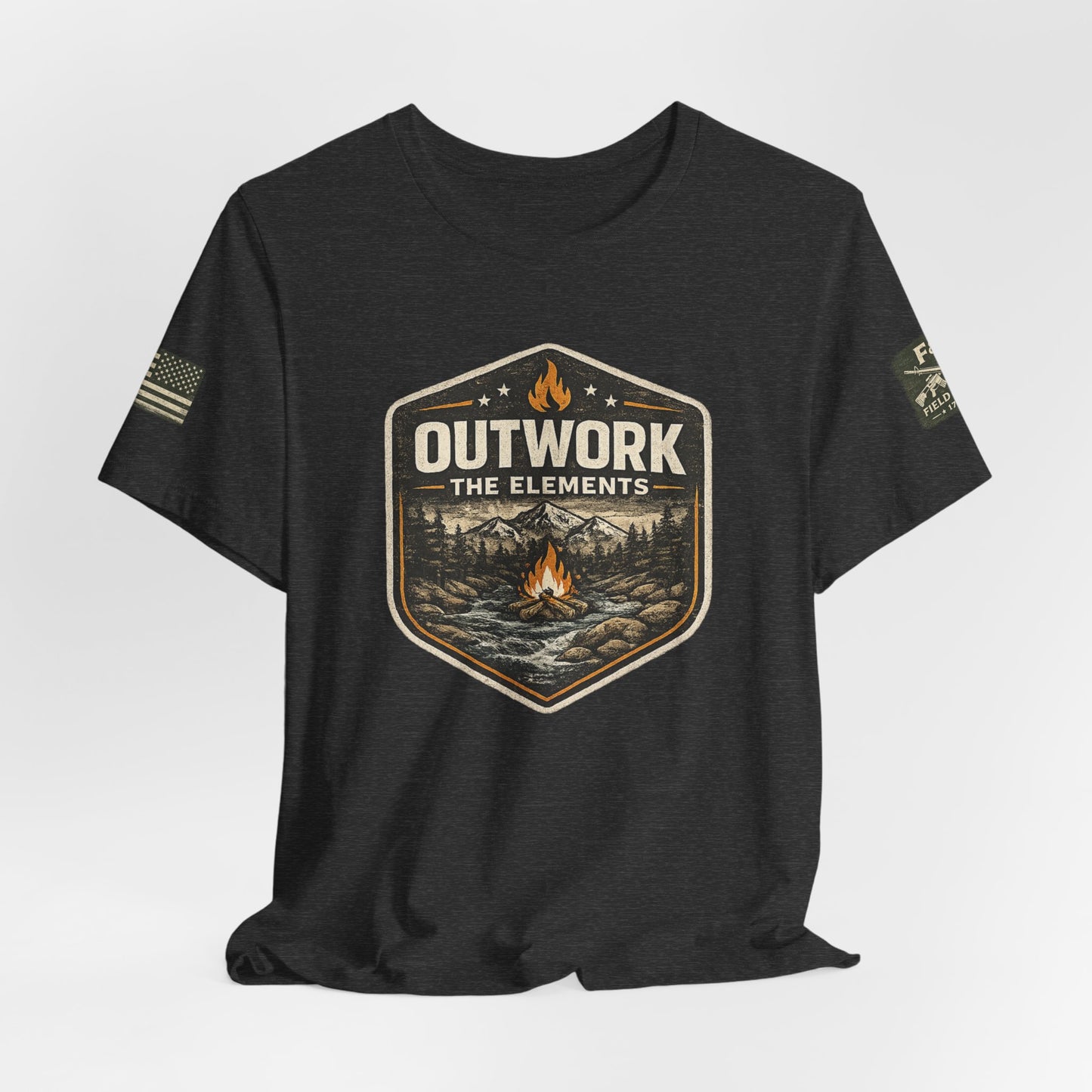 Outwork The Elements Unisex Jersey Short Sleeve Tee