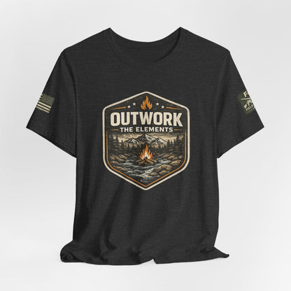 Outwork The Elements Unisex Jersey Short Sleeve Tee