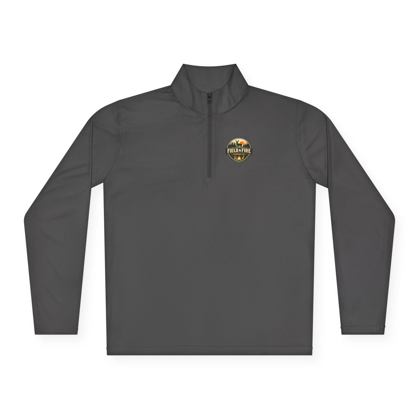 Field & Fire Trading Co Logo Unisex Quarter Zip Pullover