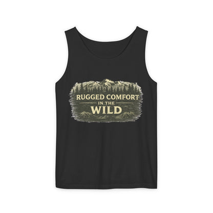 Rugged Comfort In The Wild Unisex Garment-Dyed Tank Top