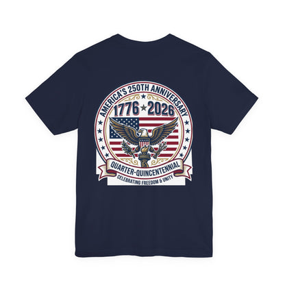 Happy 250th MERICA! Unisex Jersey Short Sleeve Tee
