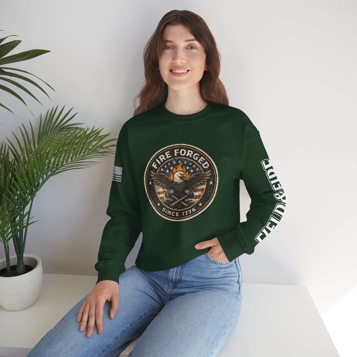 Fire Forged Unisex Heavy Blend™ Crewneck Sweatshirt