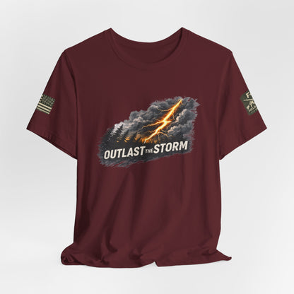 Outlast The Storm Unisex Jersey Short Sleeve Tee