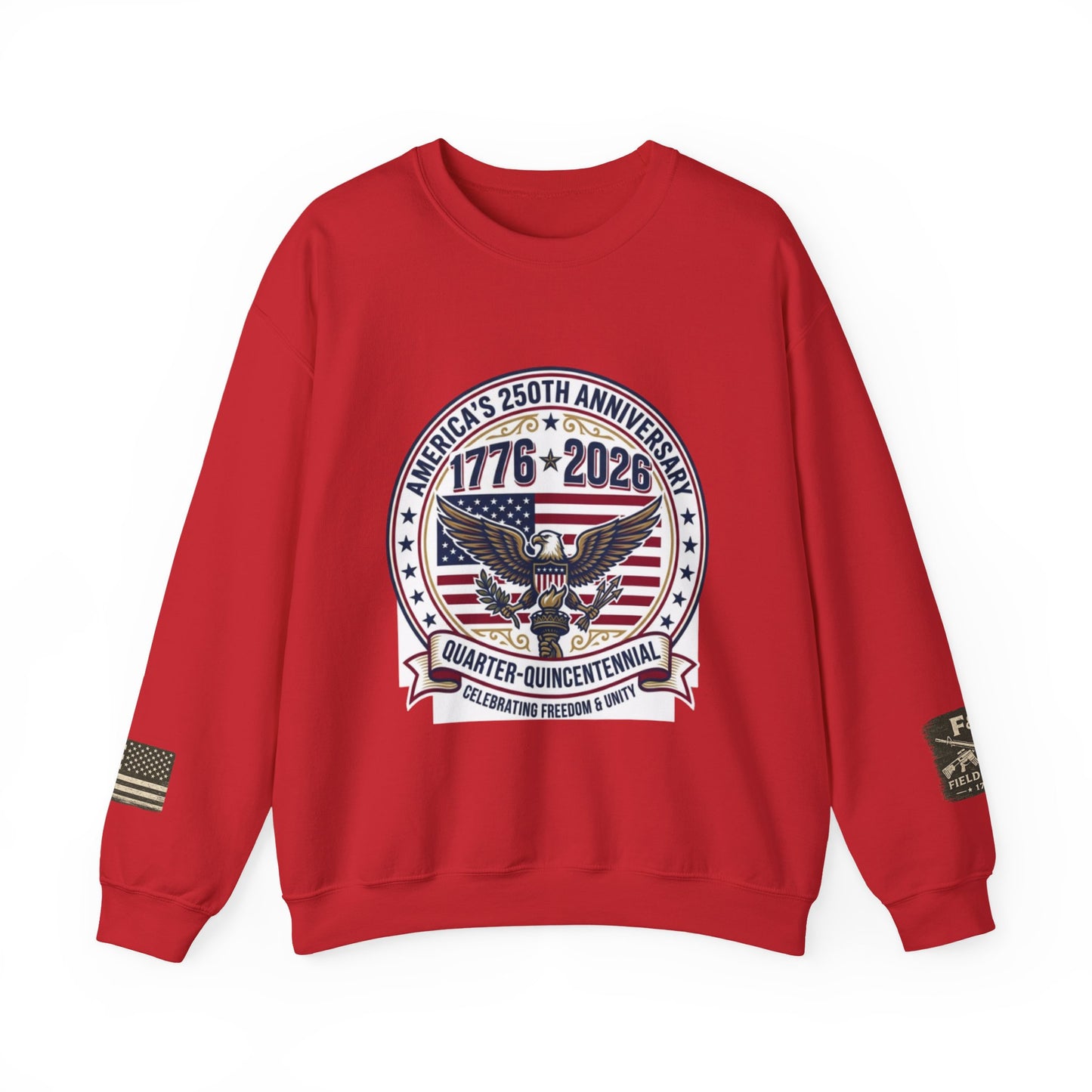 Happy 250th MERICA! Unisex Heavy Blend™ Crewneck Sweatshirt