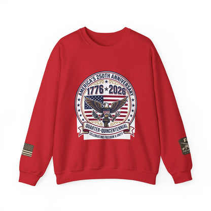 Happy 250th MERICA! Unisex Heavy Blend™ Crewneck Sweatshirt