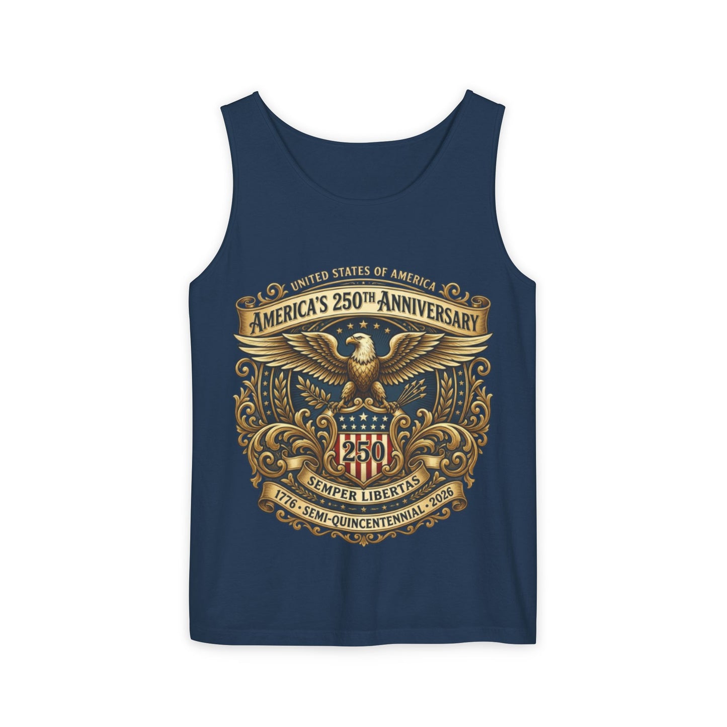 USA 250th Anniversary Unisex Garment-Dyed Tank Top