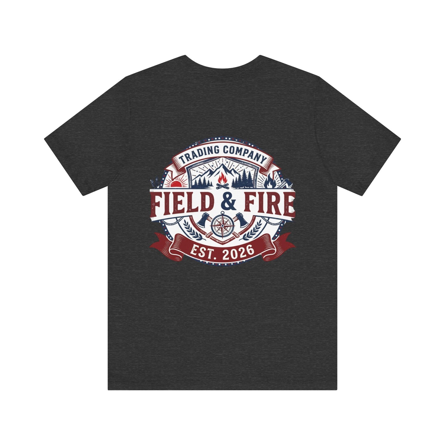 FNF Medallion Unisex Jersey Short Sleeve Tee - Red & Blue Design