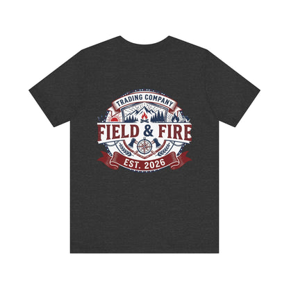 FNF Medallion Unisex Jersey Short Sleeve Tee - Red & Blue Design