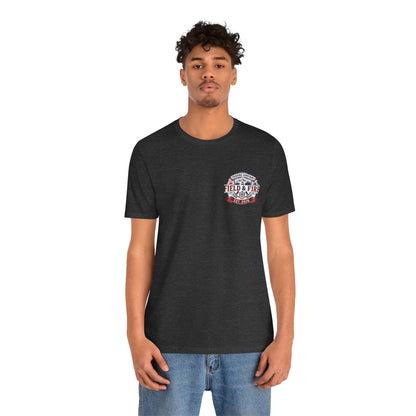 FNF Medallion Unisex Jersey Short Sleeve Tee - Red & Blue Design